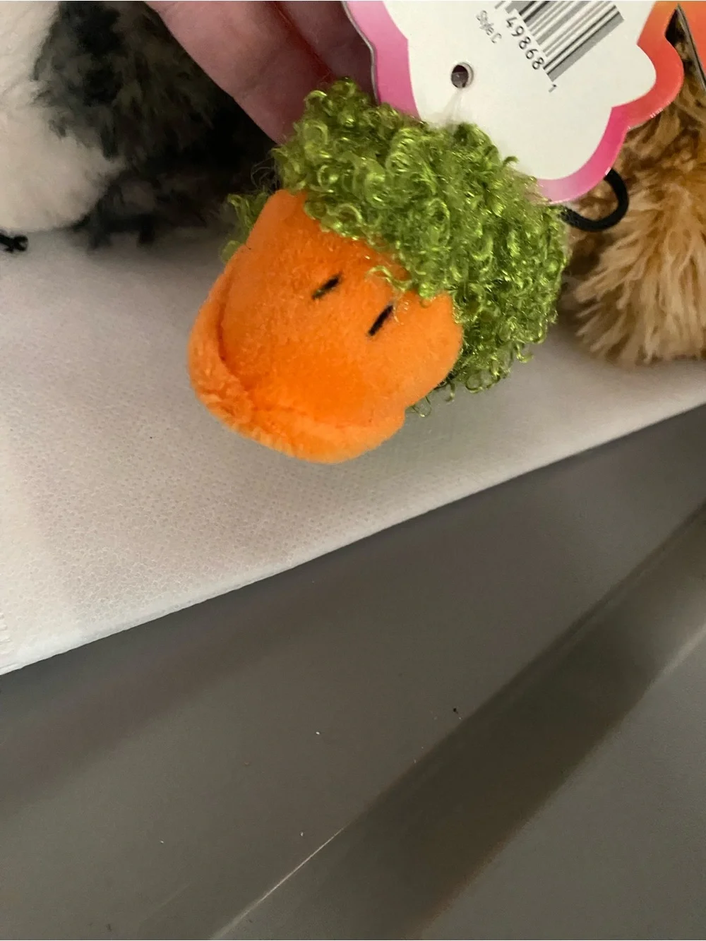 Large Dog Toys Wolf Plush Crinkle Squeak Nwt Duck Squeaky Crazy Paws